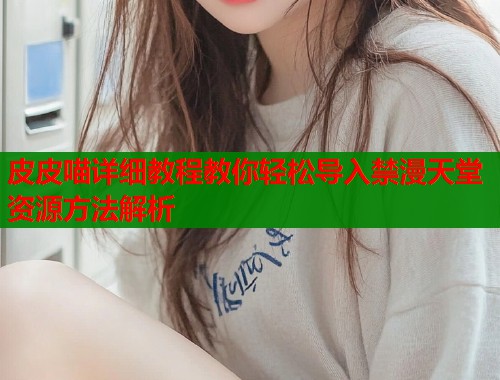 皮皮喵详细教程教你轻松导入禁漫天堂资源方法解析  第1张